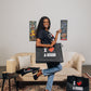 BLK/RED I LOVE A GODDESS TOTE BAG